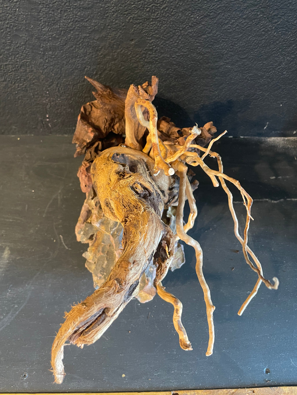 Aquarium Driftwood, Handcrafted Aquascape Unique Decoration - Windswept Hideaway
