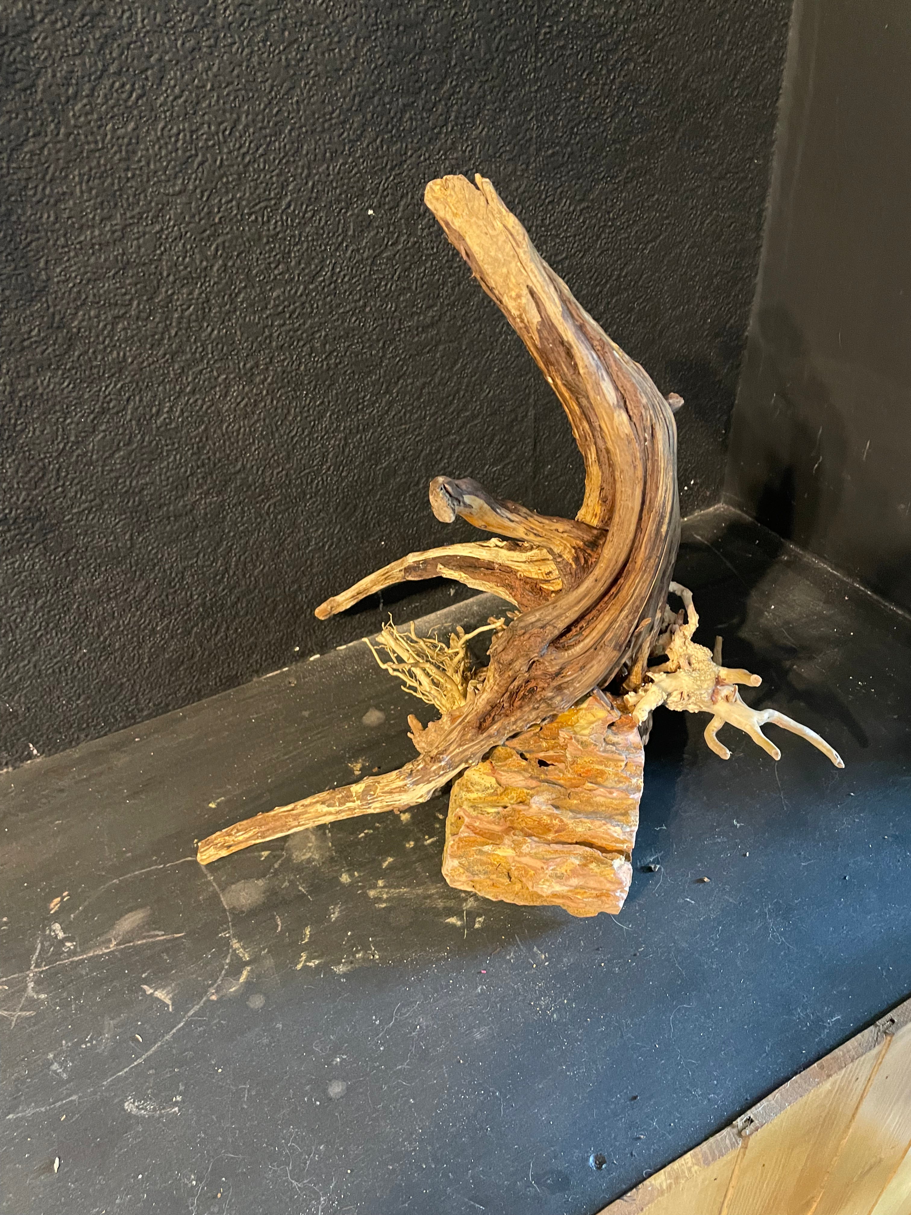 Aquarium Driftwood, Handcrafted Aquascape Unique Decoration - Sylvarach