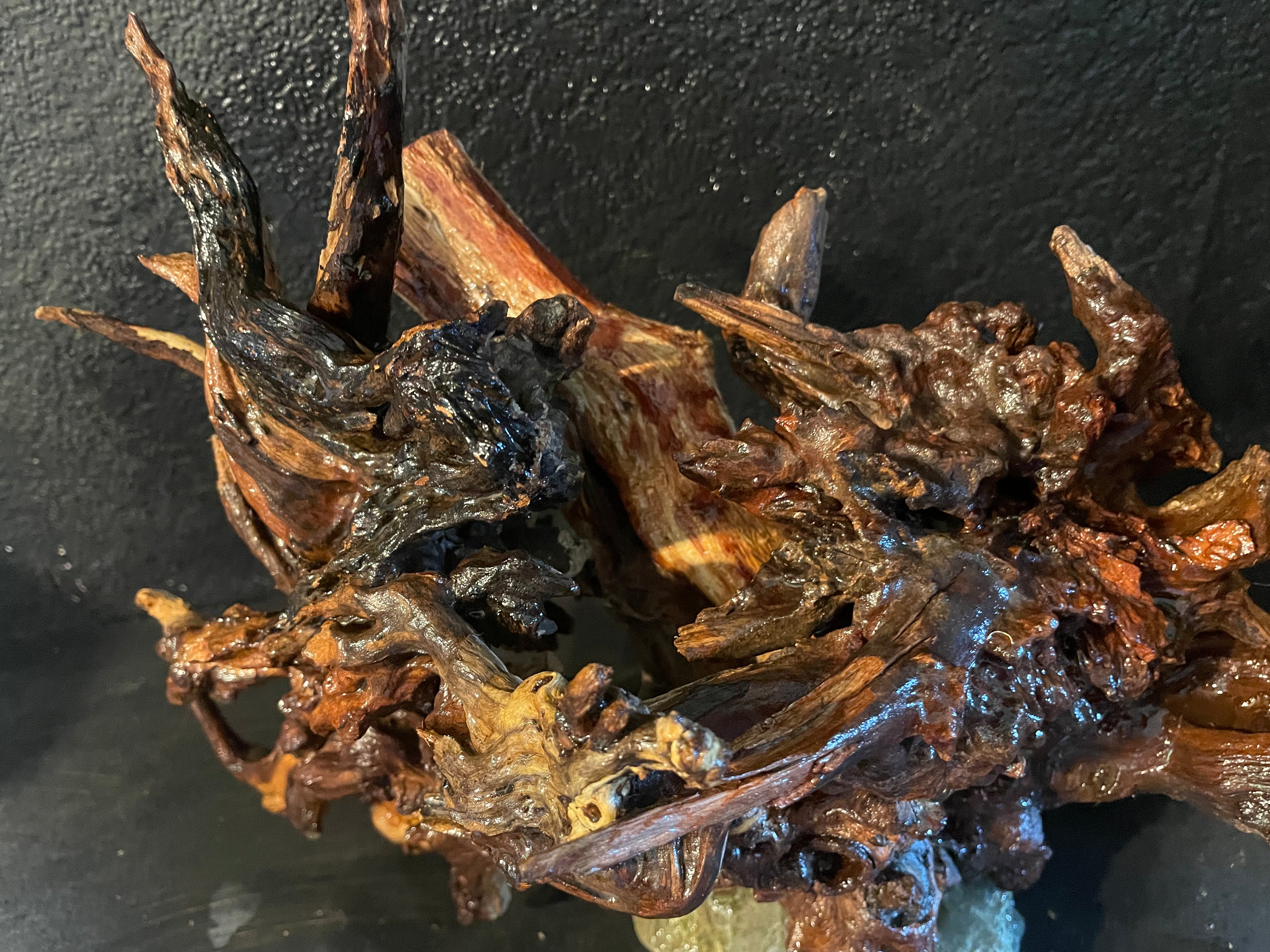 Aquarium Driftwood Handcrafted Aquascape Unique -The Heart Of Yggdrasil