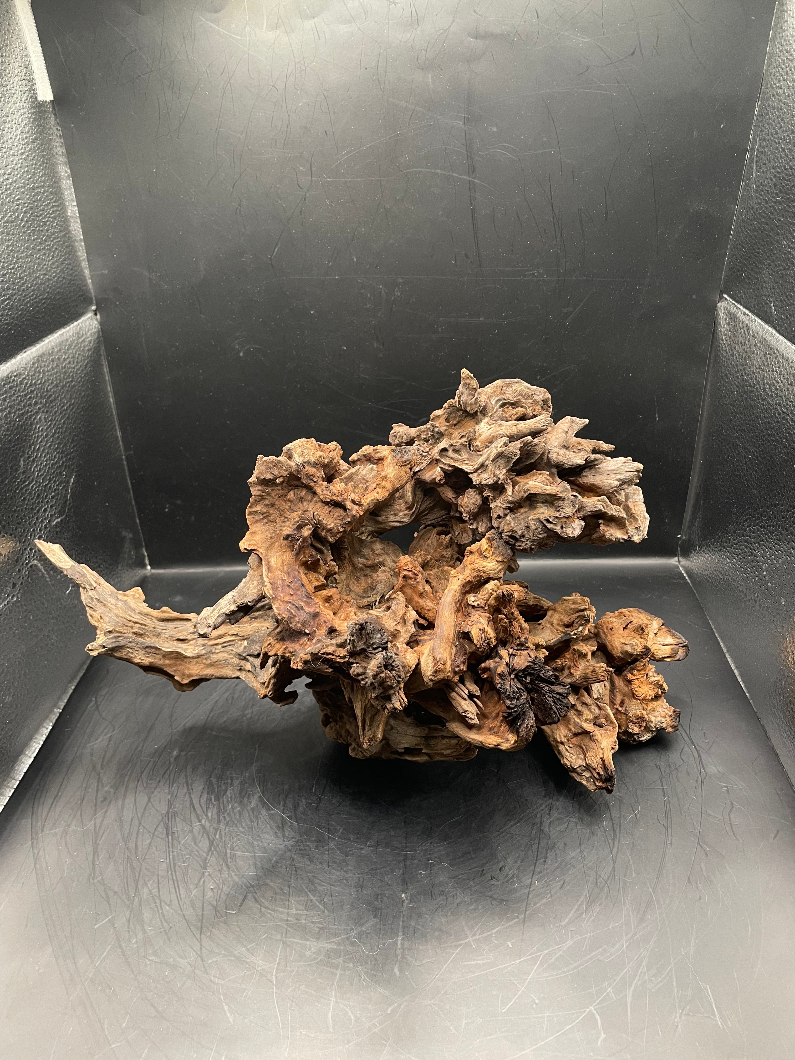 Aquarium Driftwood, Handcrafted Aquascape Unique Decoration- Charred Bastion
