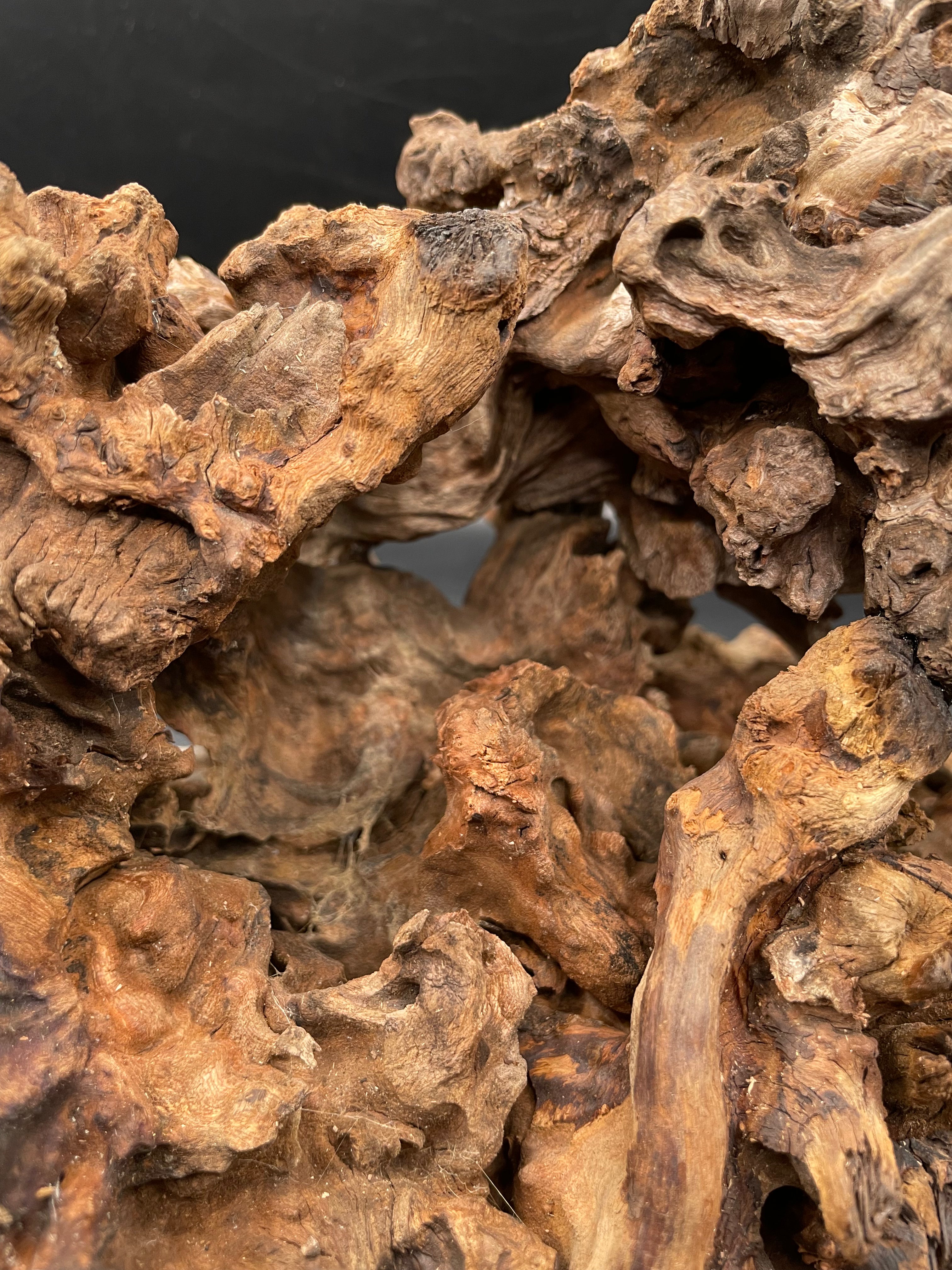 Aquarium Driftwood, Handcrafted Aquascape Unique Decoration- Charred Bastion