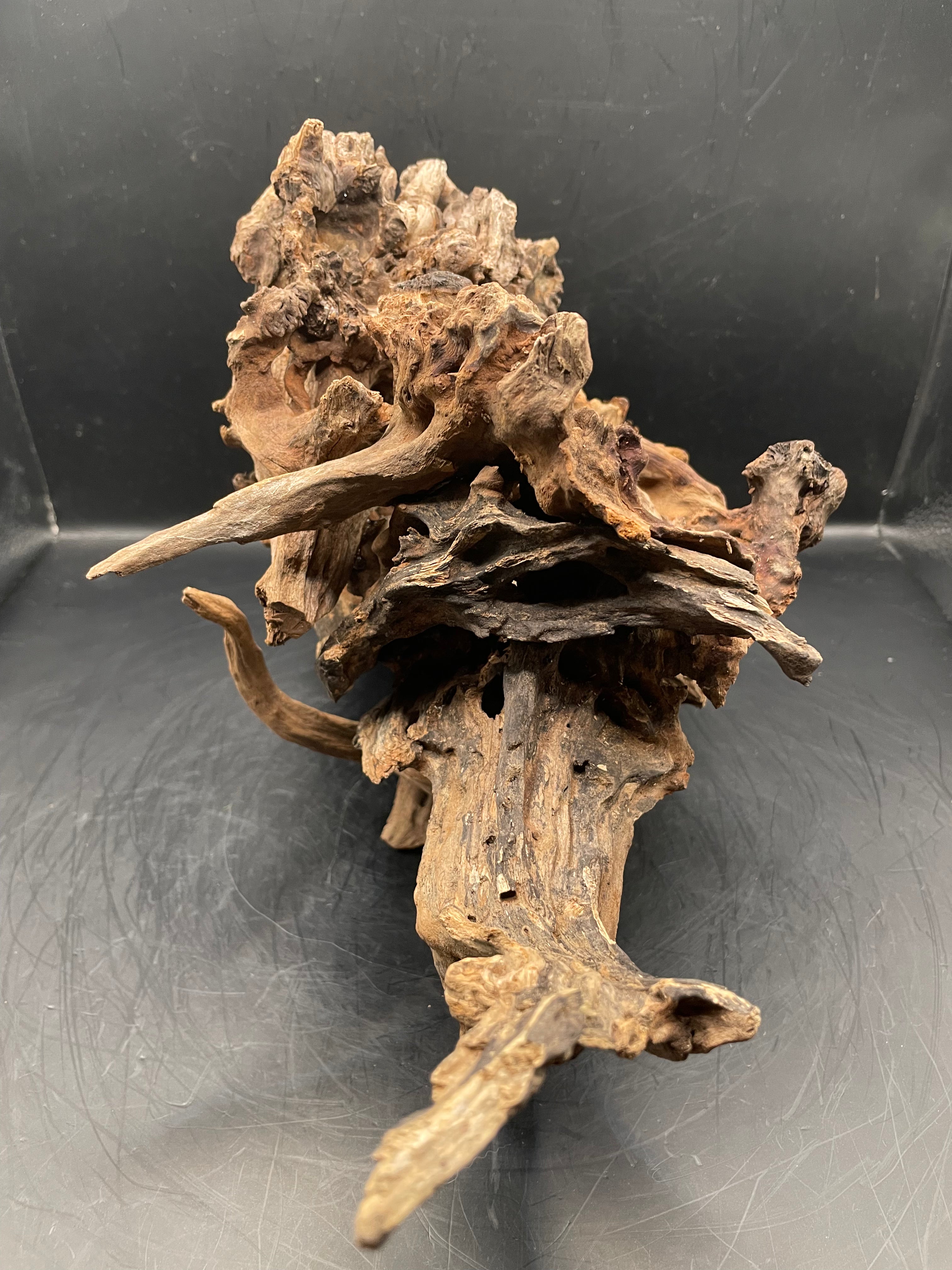 Aquarium Driftwood, Handcrafted Aquascape Unique Decoration- Charred Bastion