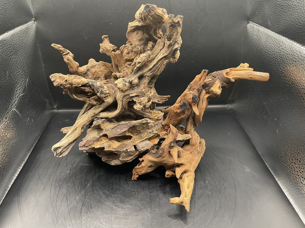 Aquarium Driftwood, Handcrafted Aquascape Unique Decoration - Skycoil