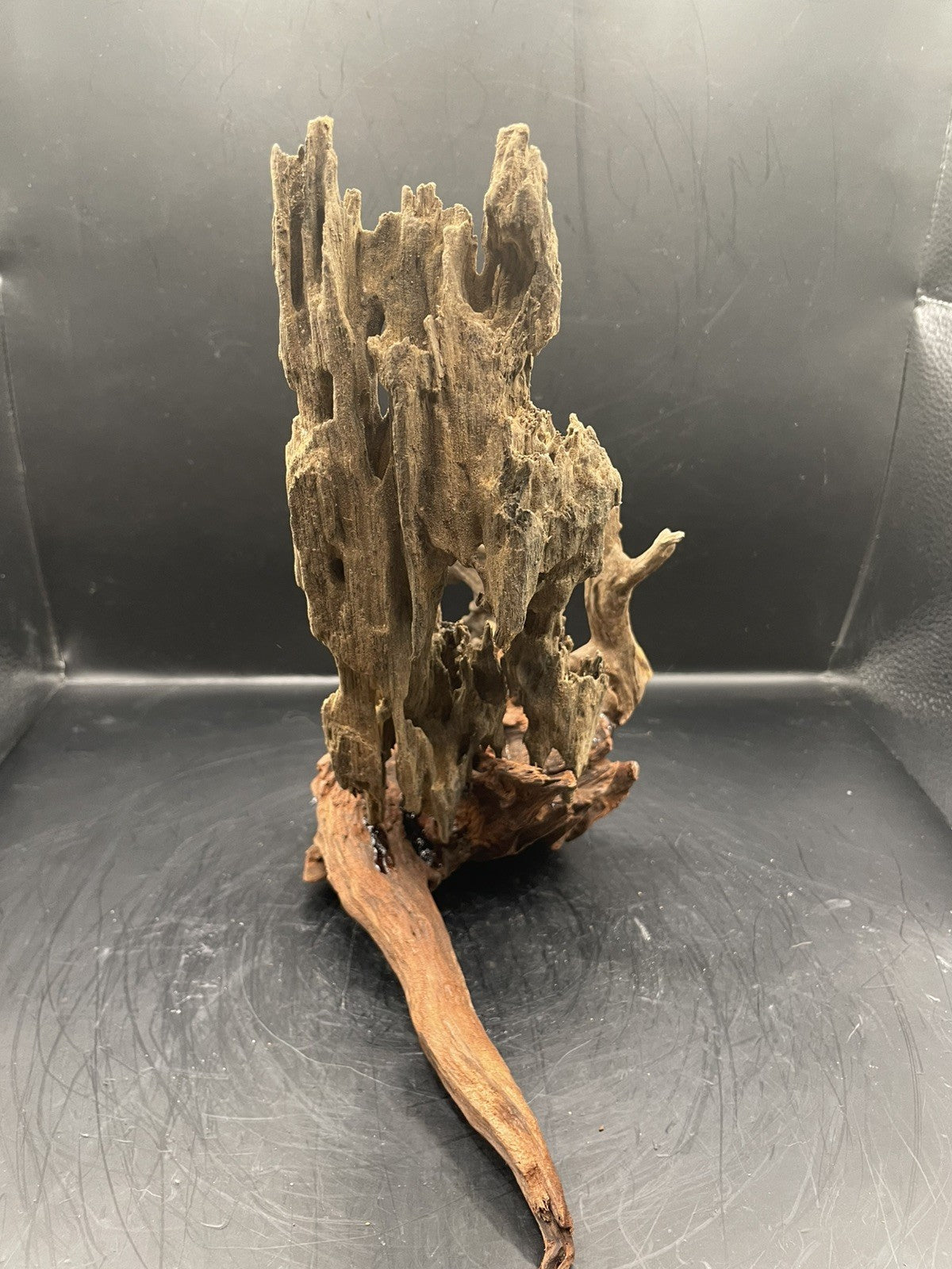Aquarium Driftwood, Handcrafted Aquascape Unique Decoration - Deep In The Cave