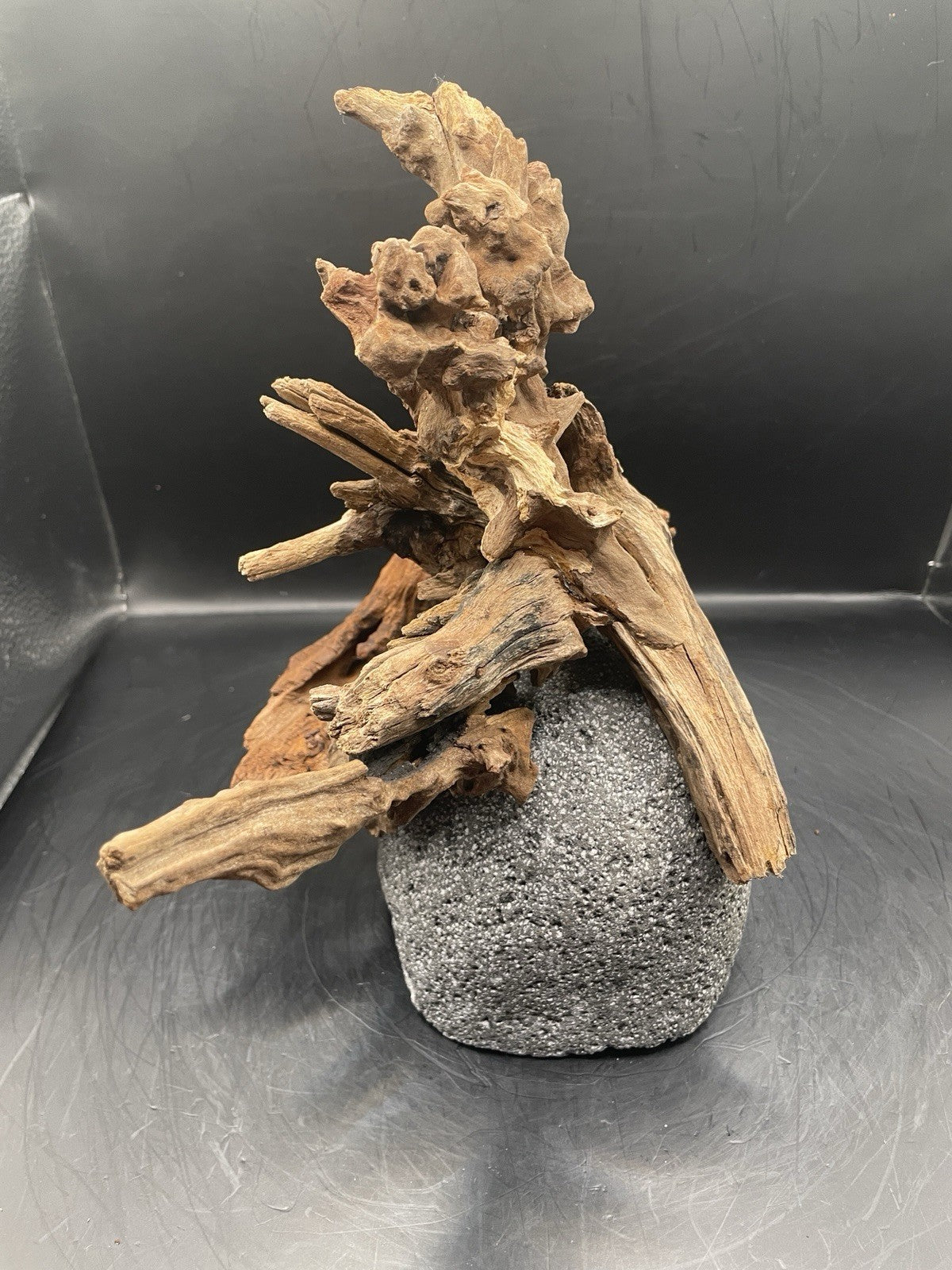Aquarium Driftwood Handcrafted Aquascape Unique Lava Rock - Krakatoa