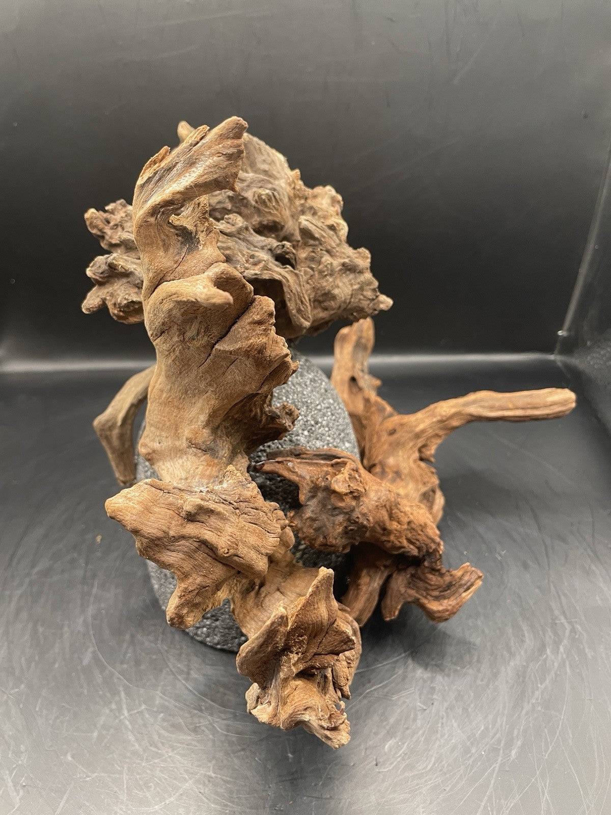 Aquarium Driftwood Handcrafted Aquascape Unique Lava Rock - Etna
