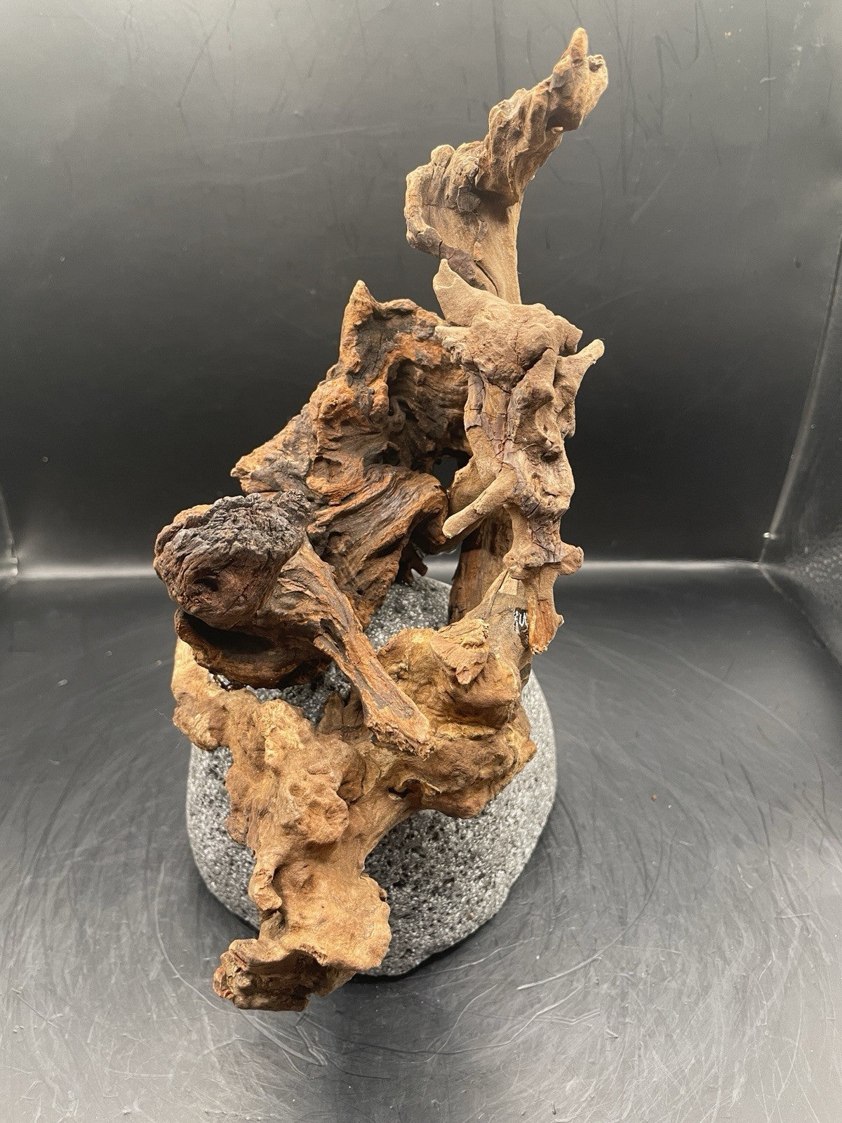 Aquarium Driftwood Handcrafted Aquascape Unique Lava Rock - Stomboli