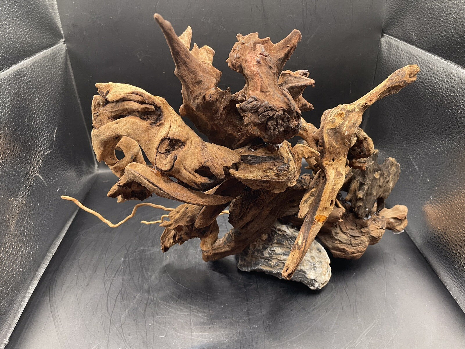 Aquarium Driftwood Wood Mix Natural Aquascape Design Unique -The Rootbound Heart