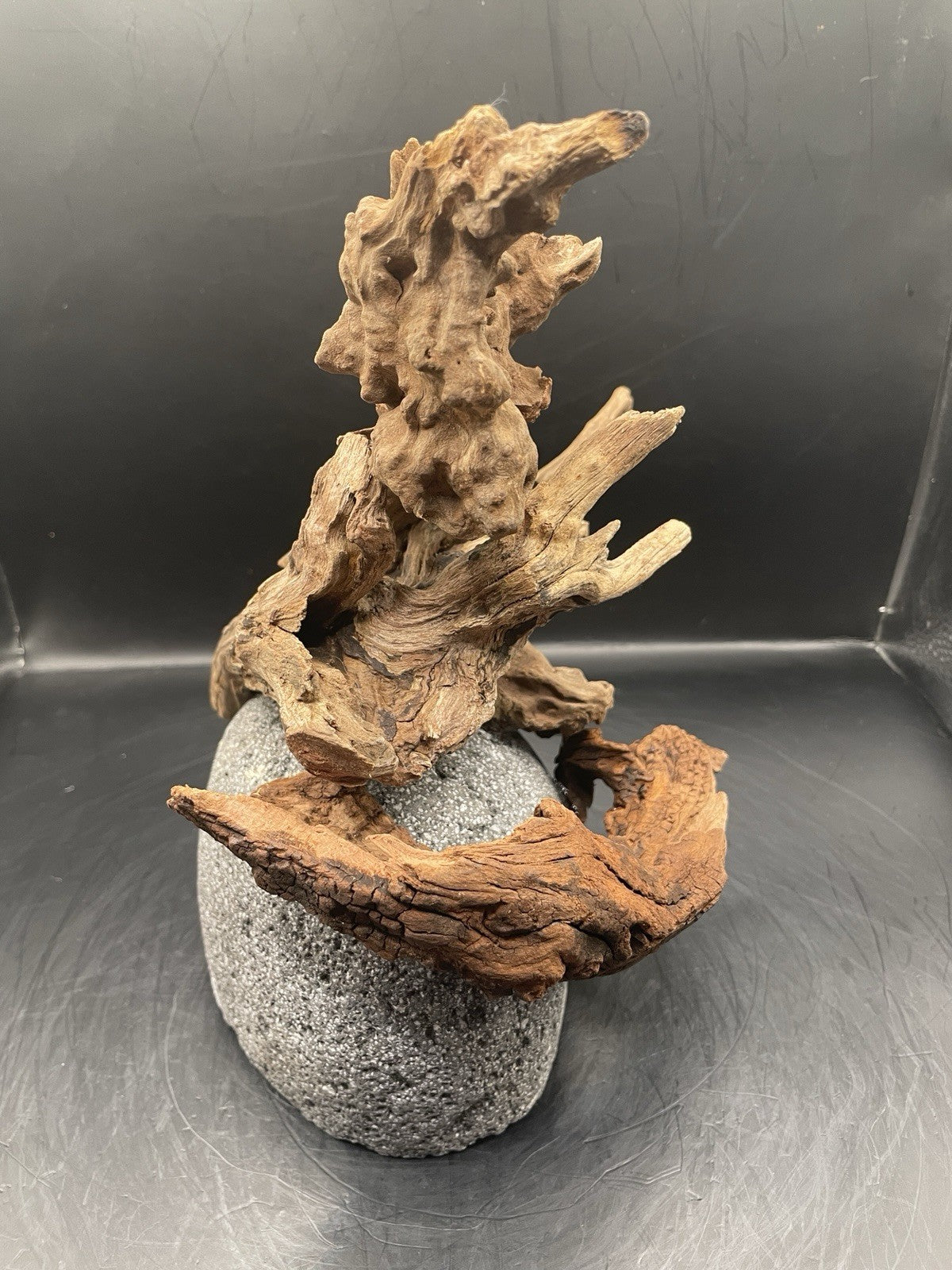 Aquarium Driftwood Handcrafted Aquascape Unique Lava Rock - Krakatoa