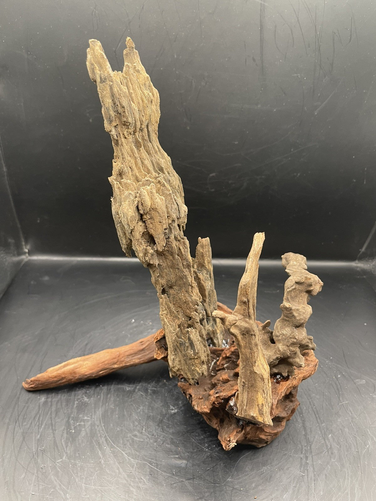 Aquarium Driftwood, Handcrafted Aquascape Unique Decoration - Deep In The Cave