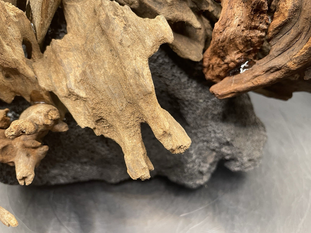 Aquarium Driftwood Handcrafted Aquascape Unique Lava Rock - Vesuvius