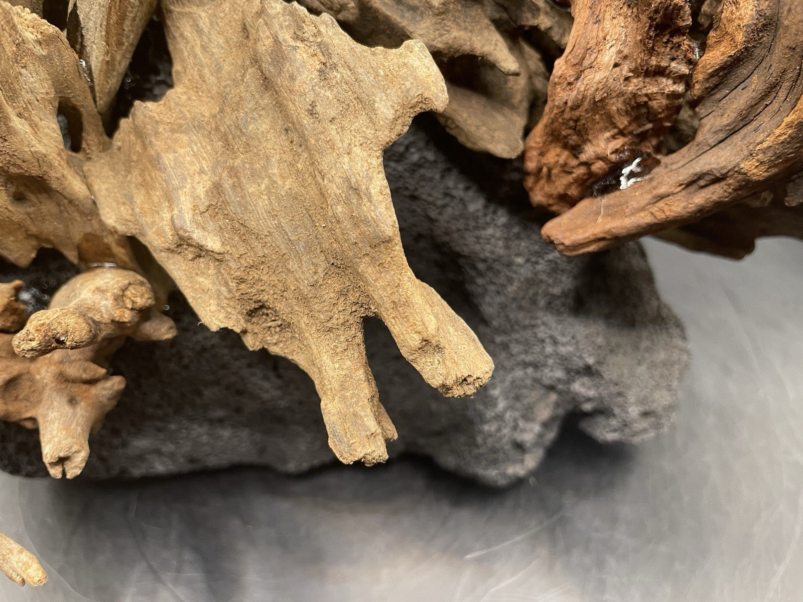 Aquarium Driftwood Handcrafted Aquascape Unique Lava Rock - Vesuvius
