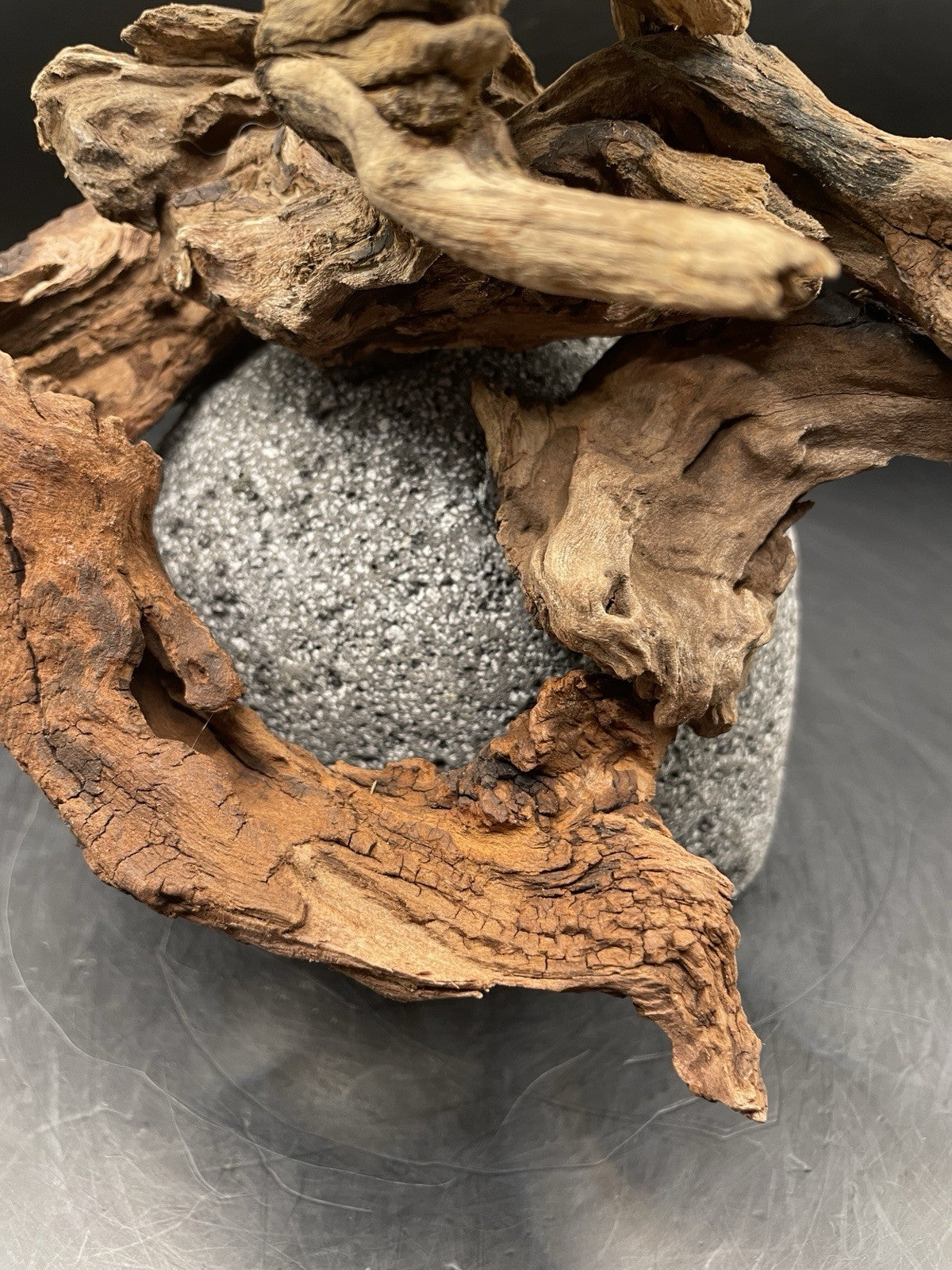 Aquarium Driftwood Handcrafted Aquascape Unique Lava Rock - Krakatoa