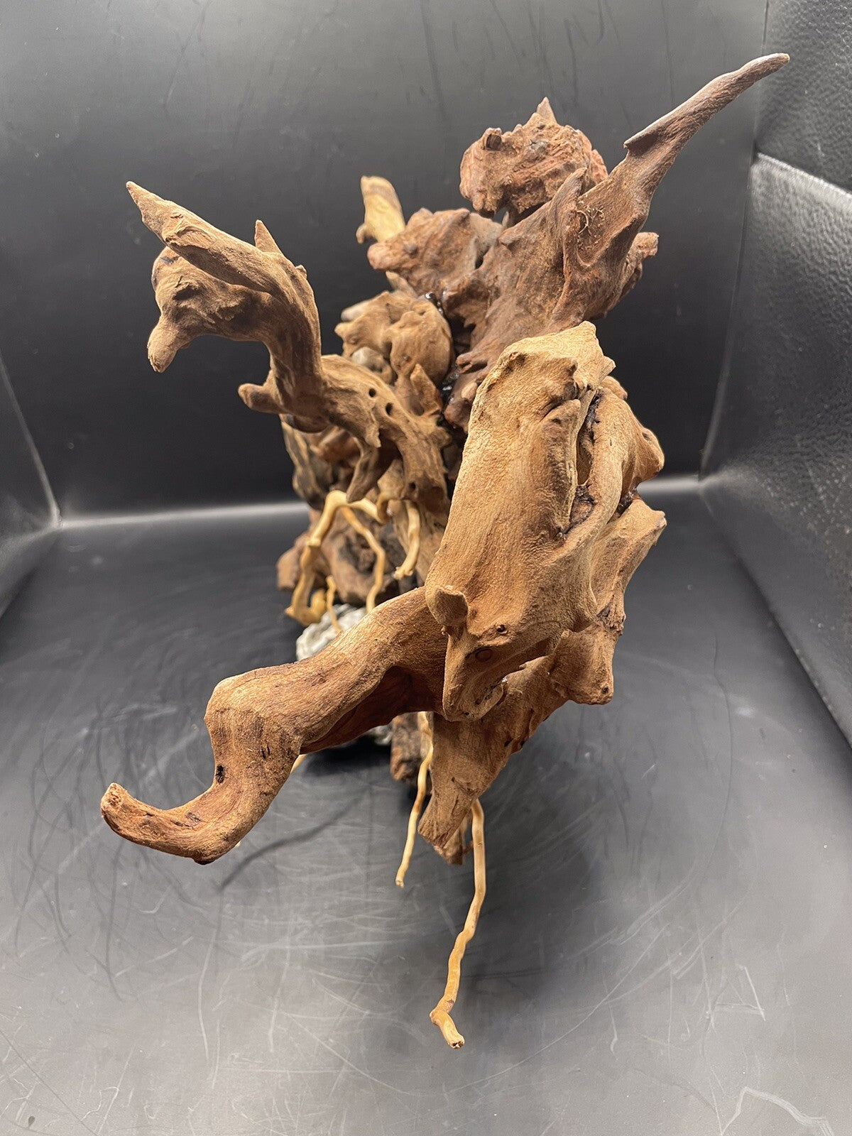 Aquarium Driftwood Wood Mix Natural Aquascape Design Unique -The Rootbound Heart