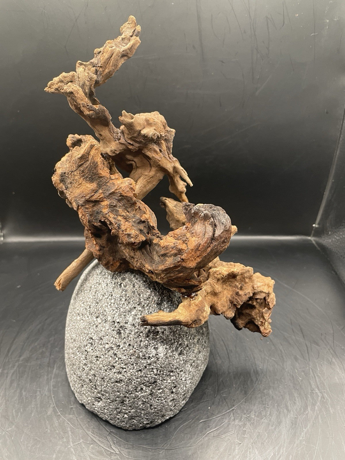 Aquarium Driftwood Handcrafted Aquascape Unique Lava Rock - Stomboli
