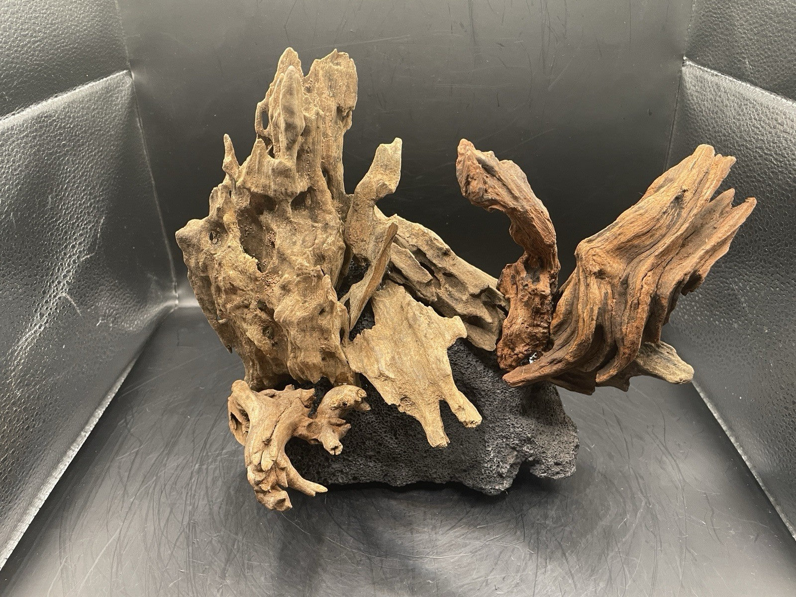 Aquarium Driftwood Handcrafted Aquascape Unique Lava Rock - Vesuvius
