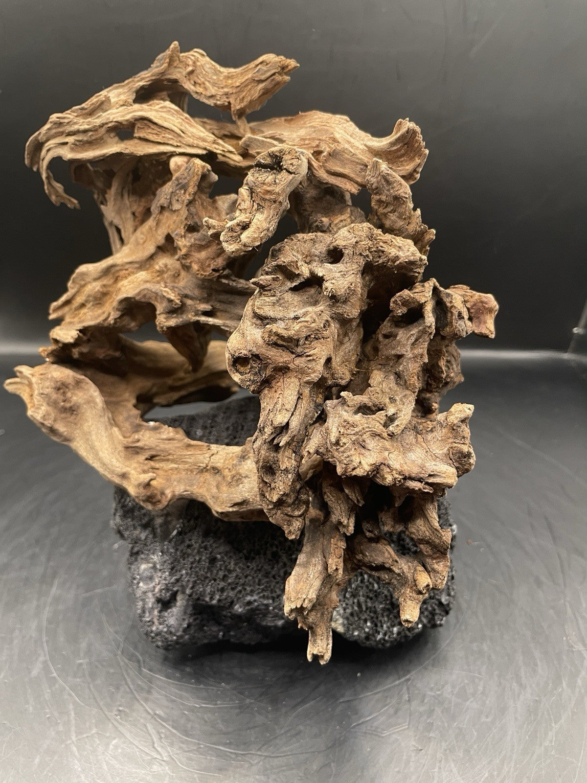 Aquarium Driftwood Handcrafted Aquascape Unique Lava Rock - Askja