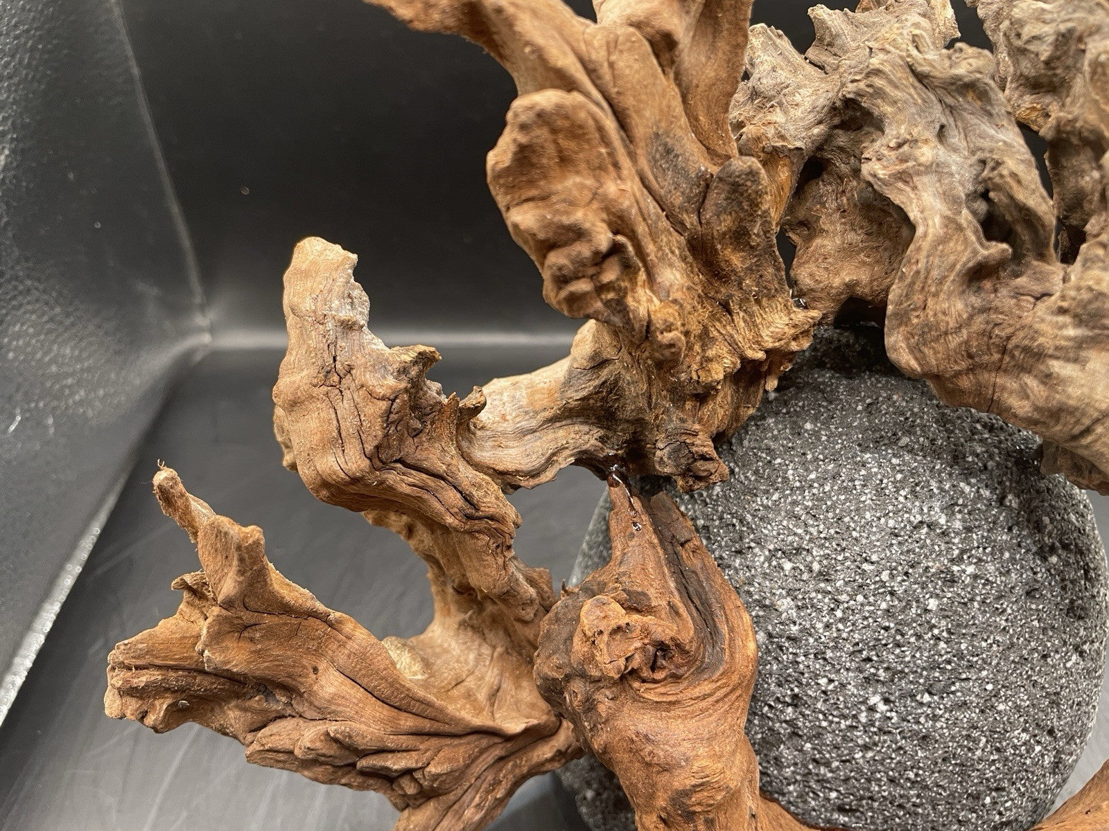 Aquarium Driftwood Handcrafted Aquascape Unique Lava Rock - Etna
