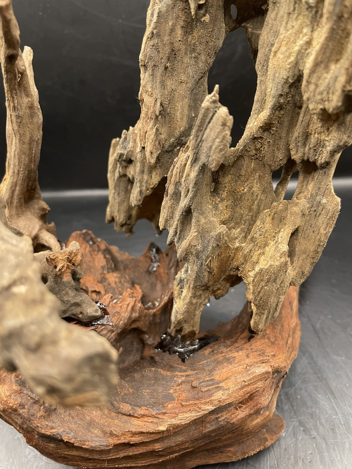 Aquarium Driftwood, Handcrafted Aquascape Unique Decoration - Deep In The Cave
