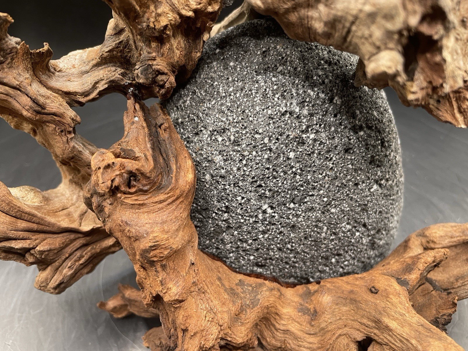 Aquarium Driftwood Handcrafted Aquascape Unique Lava Rock - Etna