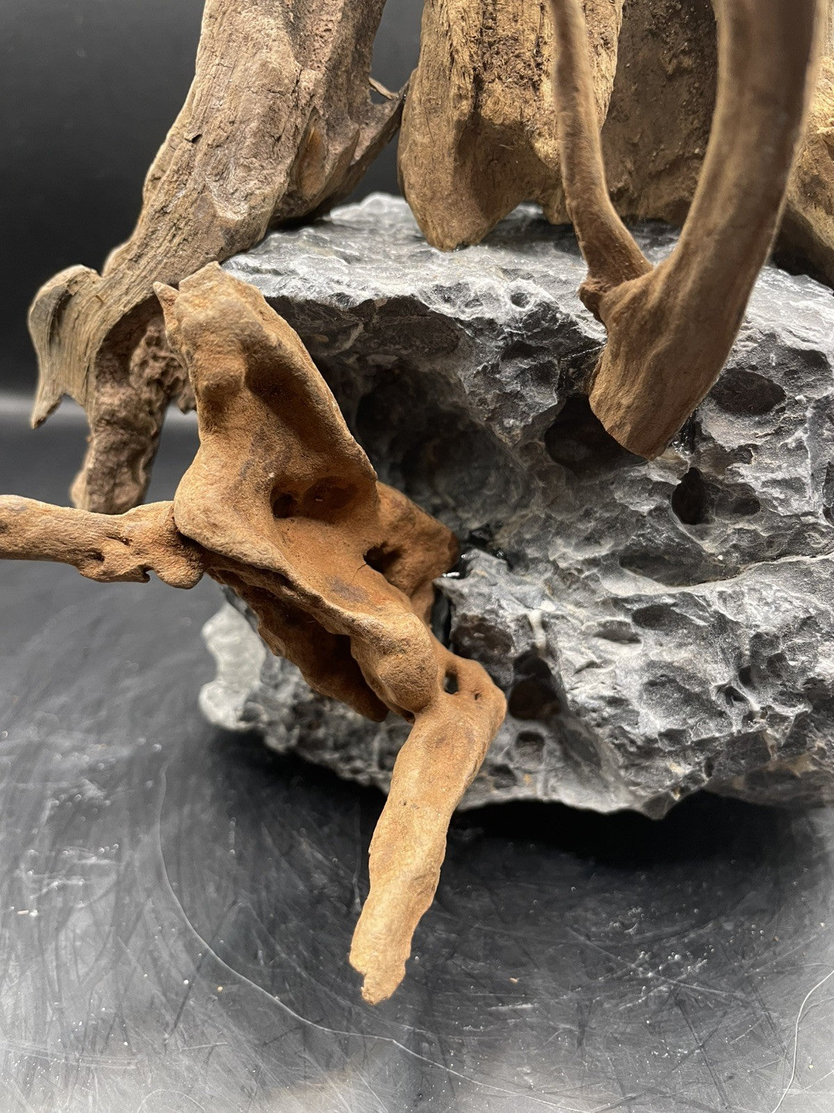 Aquarium Driftwood, Handcrafted Aquascape Unique Decoration - Twighlight Peak